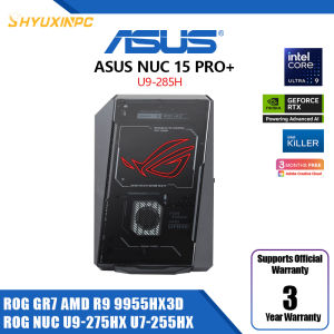 ROG NUC Mini PC Intel U9-275HX/U7-255HX Optional RTX5080/5070TI/5060 32GB DDR5 1TB SSD WIN11（3Yrs ASUS Warranty）