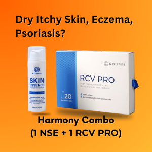 NOURRI - Harmony Combo (1 Nourri Skin Essence + 1 RCV PRO) for Eczema Psoriasis Dry Sensitive Skin