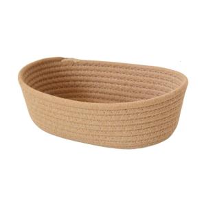 Decorative Cotton Rope Woven Storage Basket Desktop Sundries Organizer Toy Holder Home Organization Supplies