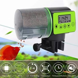 Automatic Fish Feeder Aquarium Goldfish Smart Timer Auto Fish Feeder Timer Quantitative Feeding