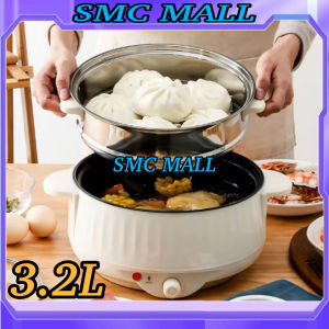 3.2L MULTIPURPOSE NONSTICK COOKERS HOTPOT WITH STEAMER FRYER HOUSEHOLD ALL IN MACHINE ELECTRIC COOKERS 22CM