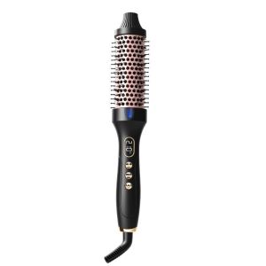 💖 High Voluminous Top Curling Comb/Straightener/Curling Wand/Curling Iron Straightener Dual PTC Heating Negative Ion Red Light Curling Comb