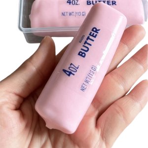 BLESSFUL Sound Crispy Butter Stick Squishy Sensory Fidget Wax Coating Butter Bar Toy Creative Finger Relax Crunchy Butter Stick Adult Kids