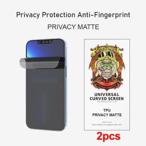 2pcs Hydrogel Screen Protector All Model iP 14 Pro Max 13 Pro Max 12 Pro Max 11 Pro Max Mini X Xs Max XR 8 Plus 7 Plus 6S 6 Plus 5S 5 4 4S Matte Privacy