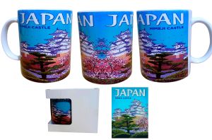 * 1 PC MUG WITH BOX * Japan Mug Souvenir 11oz with box