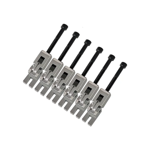 6 chiếc guitar điện Ngựa đàn Tremolo yên ngựa guitar điện kim loại khóa chuỗi yên ngựa con Lăn CầU Tremolo yên ngựa