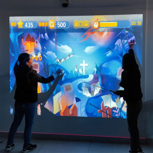 3D Video Interactive 57 Games Effect Wall/Floor Infrared Sensor with Interactive Projection SoftwareInteractive Projection System