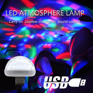 Multi Color USB LED Light for Car Interior Lighting Kit Atmosphere Light Neon Lamps Android Apple Type-C Charging