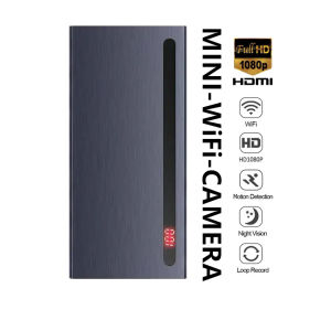 Mini cameMobile power wireless charging Wifi camera HD night vision voice 4kIP camera motion detection remote monitor mobile phone download APP control open mobile phone view