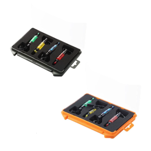 4 cái chuông báo cần câu swingers chuỗi câu cá móc bobbins cắn báo động swingers chỉ số nhạy cảm Thiết bị báo cá cắn câu