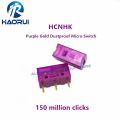 10Pc~100Pcs Kailong HCNHK Zijin Mini 150 Million Click Lifetime Computer Game Mouse Switch Purple Dust Button. 