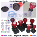 (✔️COD) Cetak Stempel Murah Custom Stempel Flash Stempel Warna / Cetak Stempel Kilat. 