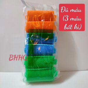 6 cái ống muốt cuốn tóc- lô muốt cuốn tóc quấn tóc tạo kiểu tiện lợi.