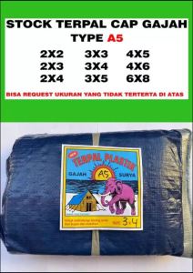 TERPAL PLASTIK A5 UK 3X4