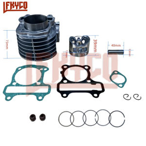 Motorcycle Accessories 54.5mm Engine Parts Cylinder Kit 110CC Big Bore Motor for Honda DIO 110 VISION110 NSC110 KZL110 Motoblock