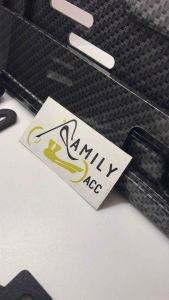 Bracket Breket Dudukan Kumis Plat Nomor 3mm + Cover Casing Plat Astra Karbon Depan Belakang Free Baut Plat Nomor 4pcs Motor Nmax New 2020-2022 / Nmax OLD Tahun 2019 Ke Bawah / Pcx 150 / Pcx 160