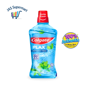 Colgate Plax Antibacterial Mouthwash Peppermint Fresh 1L – Long-Lasting Oral Protection