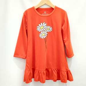 Tunik Anak Perempuan Lengan Panjang 3-8 Tahun/Drees Anak Lengan Panjang 3-8 Tahun