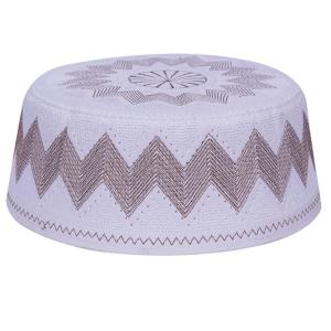 Ethnic Muslims Men Prayer Hat Embroidered Islamic Kufi Hat Comfortable Namaz Hat Traditional Islamic Headwear