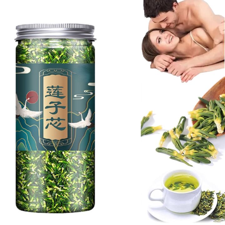 Lotus Core Tea for Men, Premium Lotus Core Tea, Lian Zi Xin Tea, Dried