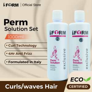 IFORM Hair Perm Solution Set (1000ml) | Hair Treatment | Curly Hair | Curl perm | Cold Perm | Hot Perm