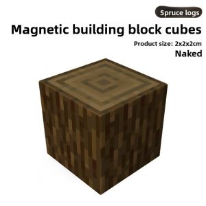 บล็อกตัวต่อแม่เหล็ก Mine World Magnet Cube อิฐ Sensory ชุดที่ดีที่สุดสําหรับชายหญิงเด็ก DIY Pixel สไตล์ชุดแผ่นฐานของเล่น