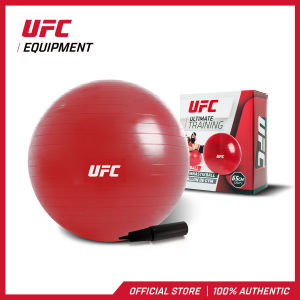 UFC 65cm Fitness Exercise Ball with FREE Hand Pump | Stability Ball Workout | Gymnast Ball | Yoga Ball | Gym Balance Ball