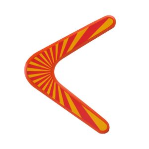 KENDRARY Game Props Profesional Children Playing Interactive Game Interactive Boomerang Interactive Toy Sports Equipment Outdoor Boomerang Toy Flying Boomerang Toy V Shaped Boomerang Kangaroo Boomerang