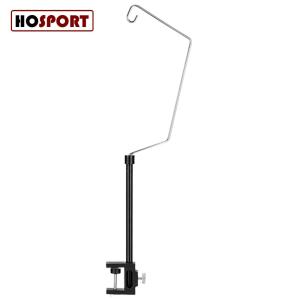 IGT Table Lantern Stand Aluminum Alloy Camping Light Holder Multifunctional Lamp Hanging Pole for Picnic Hiking Fishing