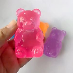 Needoh Cute Bear Pinch Squishy Toy Slow Rebound Colorful Stress Ball TPR Fidget Sensory Toy