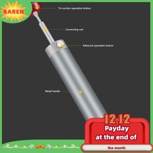 BAREN 1Pc Aluminum Alloy Powerful Desoldering Pump Picker Suction Tin Soldering Pen Removal Vacuum Solder Iron Welding Repair Tool