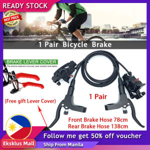 SRAM Bicycle Hydraulic Brakes Postion Hydraulic Disc Brake Set 1 Pair Bicycle Brake mtb Brake Mountain Bicycle Brake Upgrade Lever Caliper Front Rear With Brake Pad Front and Rear Length 78/138cm