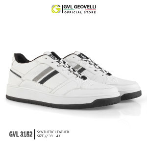 GVL Geovelli Gvl 3152 Griselda | Sepatu Sneakers Putih Pria Sport Sneakers Kasual Pria 39-43