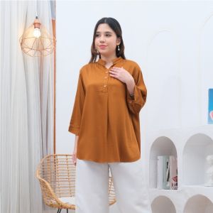 KS-22 Kemeja Atasan Wanita Rayon Twill LD130 LD120 LD110 LD104 Allsize Lengan 3/4 Blouse Baju Wanita