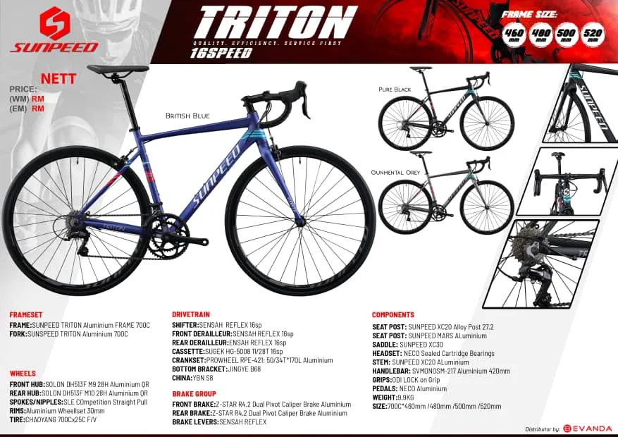 Triton Specs Sunpeed Triton Frame Price SUNPEED TRITON LIGHT