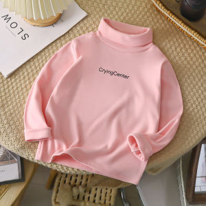 2024ใหม่เด็กเยอรมันกำมะหยี่ bottoming เสื้อยืดเด็กอบอุ่นแขนยาวเสื้อสวมหัวซับในสำหรับเด็กชายและเด็กหญิง