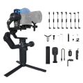 [CLEARANCE] FeiyuTech SCORP Mini 2 Handheld 3-Axis Gimbal Stabilizer with Built-in AI Tracking Module, 1.2kg Max Payload, 1.3" OLED Touchscreen with Wired & Bluetooth Control for Smartphones, Compact, Action and Mirrorless Cameras - Black, White | JG Supe. 