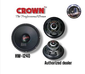 CROWN HW-1240 12" PROFESSIONAL HI-FI WOOFER SPEAKER 400W