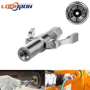 Cod Alat Aplikasi Minyak Gemuk Grease Gun Coupler High Pressure Bahan High Quality Pistol Gemuk Tekanan Tinggi Nosel Pistol Gemuk 6 Rahang Konektor Ujung Kopling Pegangan Tunggal atau Ganda