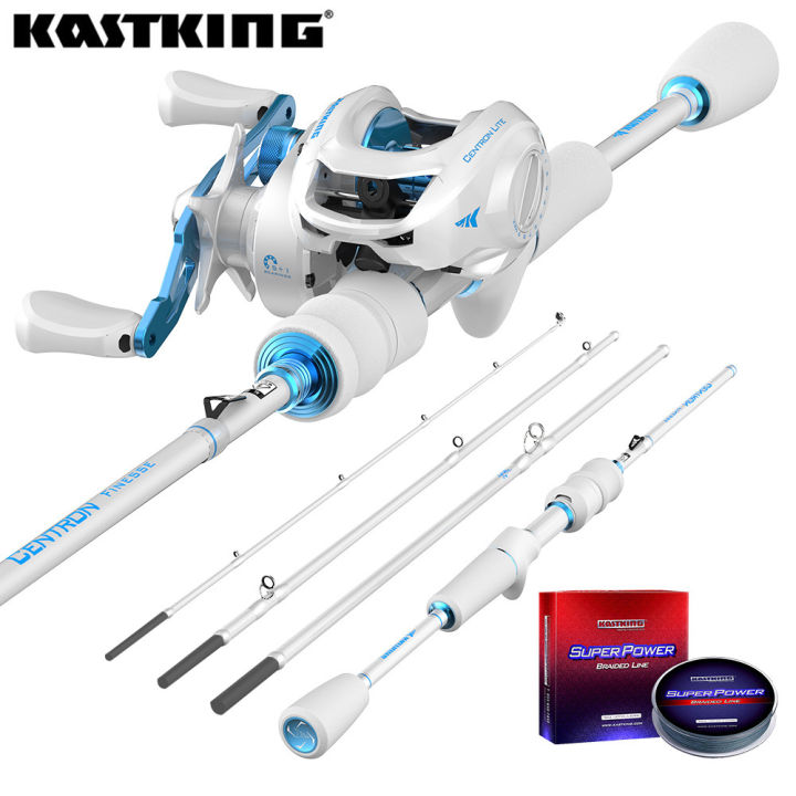 KastKing Centron Lite Portable Travel Fishing Reel and Rod Set 4