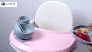 8pcs Silicone Baby Feeding Set Toddler Tableware Set Toddler Dining BPA Free
