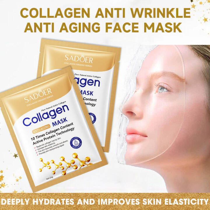 Collagen Anti Wrinkle Facial Mask Anti aging Firming Face Mask ...