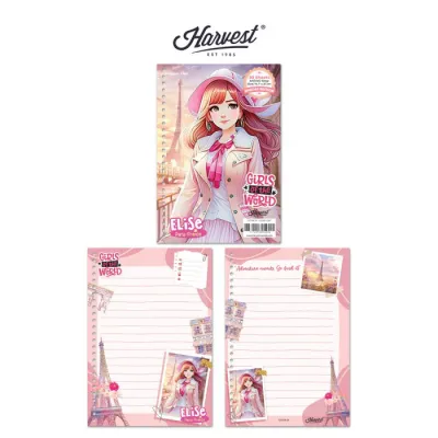 Loose Leaf / Kertas Binder Harvest A5 Girls of The World - Paris