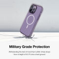Sanptoch Premium Magsafe Phone Case For iPhone 13 / 14 / 15 Pro Max Translucent Matte Cover For iPhone 15 Plus Military Grade Shockproof Protection Casing. 