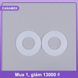 【CANAMEK】 2 4 cái Gioăng cao su van nước chống rò rỉ Vòng đệm chặn nước thông dụng Gioăng chống thấm cho bồn cầu Gioăng phẳng cho van xả