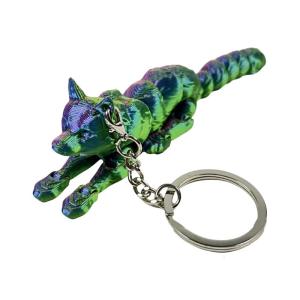 Thực tế mạnh mẽ nhựa 3D Wolf Keychain Mặt dây chuyền quyến rũ cho trang trí nội thất bàn làm việc hiển thị hoặc đồ trang trí xe ô tô