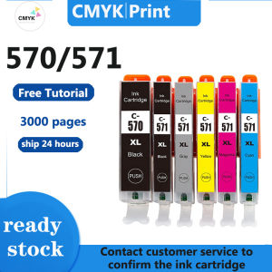 For Canon PGI 570 PGI570 Canon CLI 571 571 Ink Cartridge For Canon PIXMA MG5750 MG5752 MG5753 MG6850 MG6851 MG6852 TS8050 TS8051 TS8052 TS8053