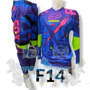 PROMOJersey Set Cross Jersey Motocross kaos Jersey Mx Celana Trail Stelan Jersey Celana Motocross Stelan Sepatu Cross Helm Cross Google Cross F14