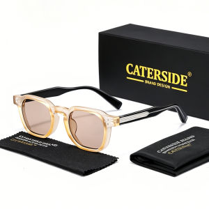 CATERSIDE Kính Râm Nam Cổ Điển Mới Kính Râm Vuông Chất Lượng Cao Kính Thời Trang Mùa Hè Đi Du Lịch Ngoài Trời Cho Nữ Uv4002026