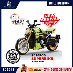 KBOX 1018 PCS DIAVEL 1260S SUPERBIKE BUILDING BLOCKS MICRO BRICKS PREMIUM QUALITY LEGO